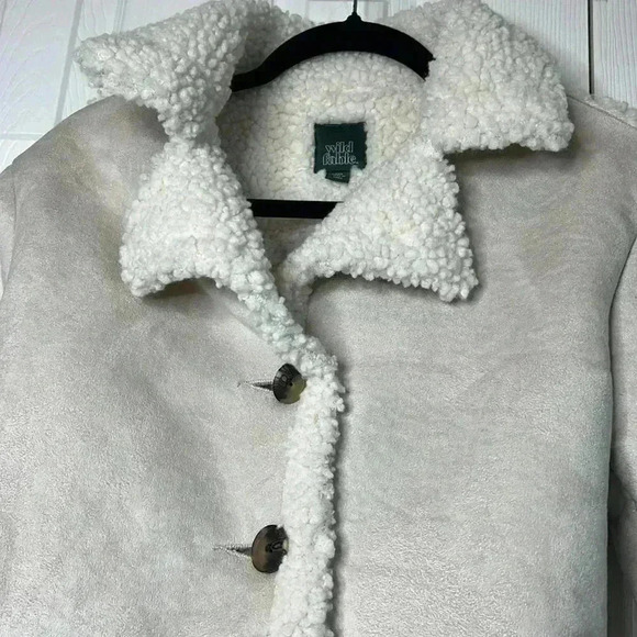 Wild Fable Women's Faux Shearling Jacket Size XXS - Picture 8 of 12